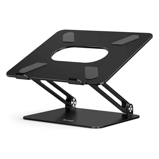 Boyata Laptop Stand Adjustable Multiangle Riser 1017 inches MacBook Pro/Air Surface Samsung Notebook Black