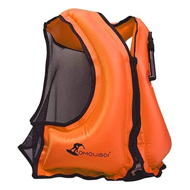 Forweway Inflatable Snorkel Vest - Lightweight Portable and Safe - Adult Swim 