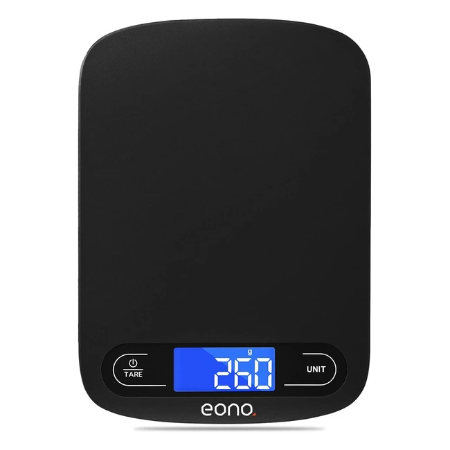 Eono Digital Kitchen Scale - Accurate Measurements, 5kg Capacity, Easy to Use