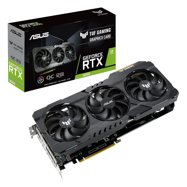 Asus Nvidia GeForce RTX 3060 - Scheda grafica - Nero - FHFL