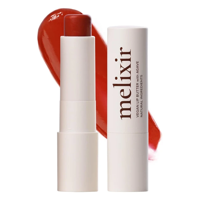 Melixir Vegan Lip Butter - Red Velvettinted - Deep Nourishing Plantbased Chapstick