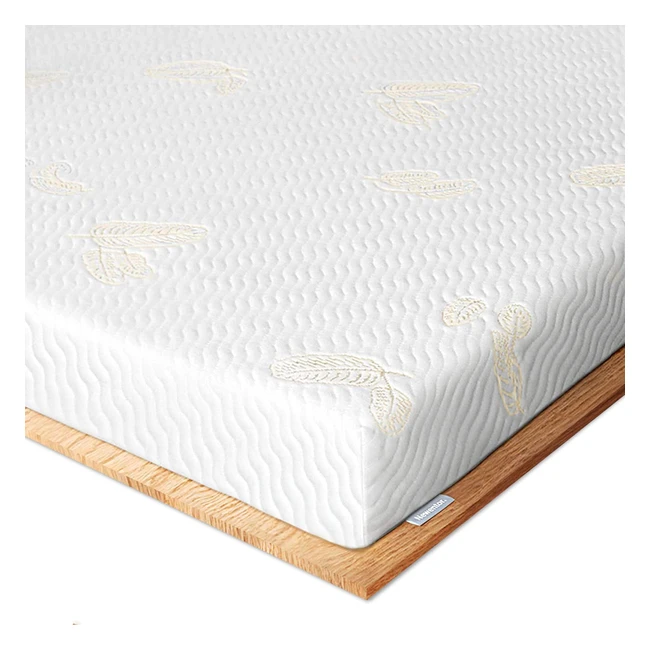 Newentor Dual-Layer Memory Foam Mattress Topper - Generous Thickness - King Bed - Back Support