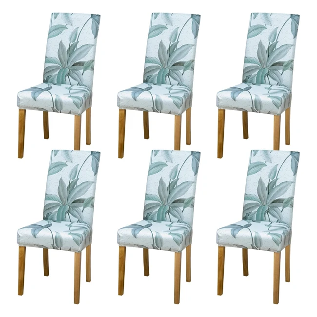 Livego Chair Covers for Dining Chairs - New Floral Print - Removable  Washable 