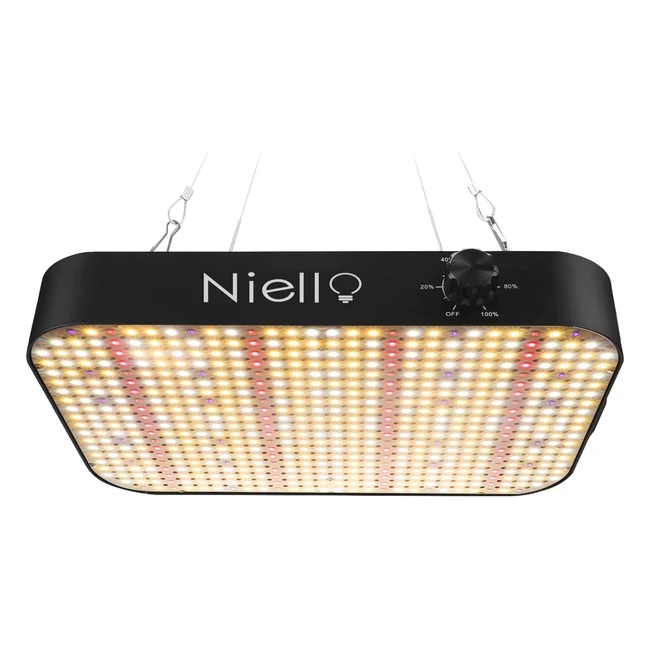 Lámpara LED Cultivo Niello 600W - Espectro Completo - Regulable - Veg/Flores