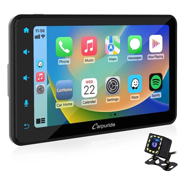 2023 Carpuride W707 Wireless Apple Carplay Android Auto 7 Inch HD IPS Touch Screen Car Stereo