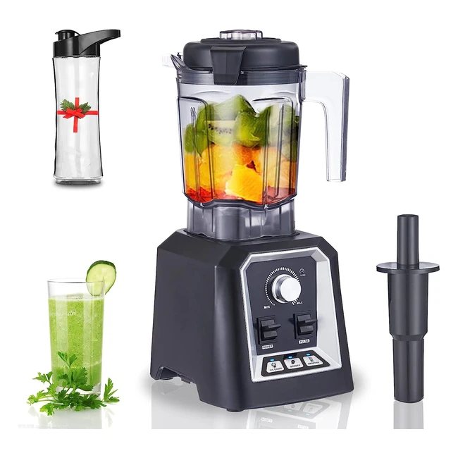 Biolomix Professional Blender 2200W - Crush Ice, Blend Smoothies, and More