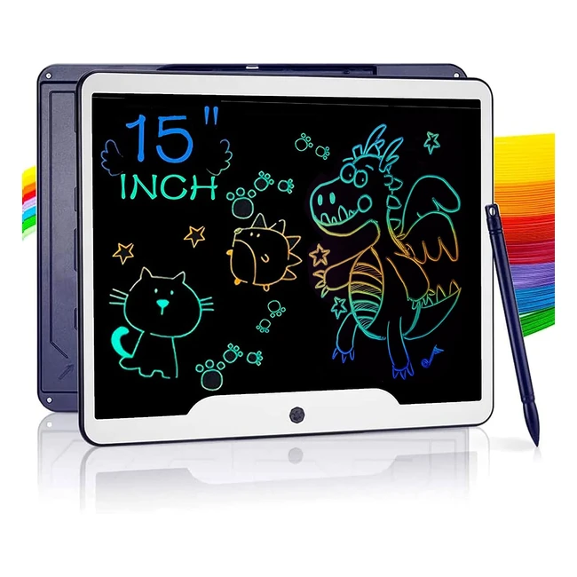 Tableta de escritura LCD de 15 pulgadas - Regalo para nios - Pizarra magntic