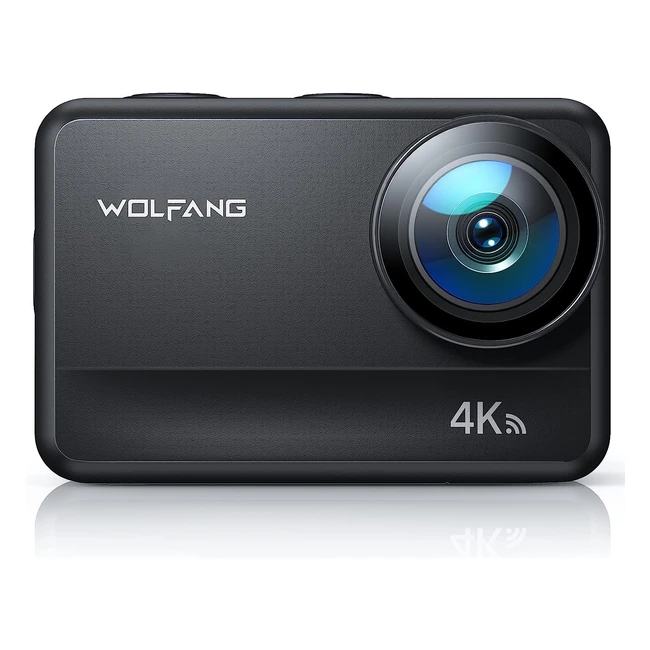 Wolfang GA400 Action Cam 4K 60fps Unterwasserkamera WiFi 8m wasserdicht ohne Geh