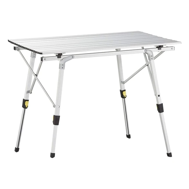 Mesa plegable aluminio Nestling 91x52cm - Altura regulable - Ideal para acampada