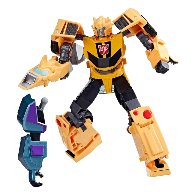 Transformers Spielzeug Earthspark Deluxe Class Bumblebee 125 cm Actionfigur Roboter Spielzeug für Kinder ab 6