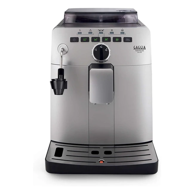 Cafetera Automática Gaggia HD874911 Naviglio Deluxe - Espresso y Cappuccino - 15L - 15 Bar - 1850W - Plata