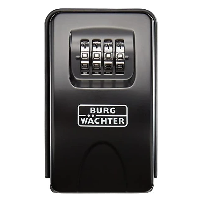 Coffre à clés Burgwächter avec code 4 chiffres - Montage mural - Sécurité garantie - Key Safe 20 SB Noir