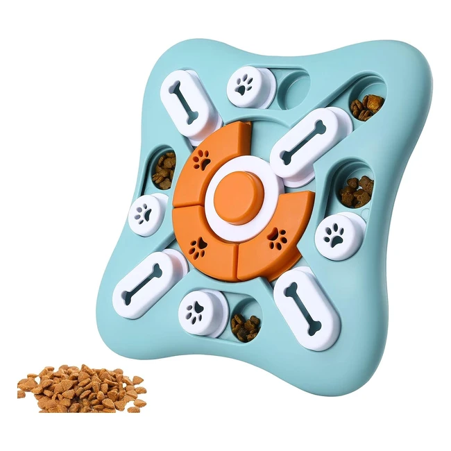 Pewwt Dog Puzzle Toys - Interactive Slow Feeder & IQ Training - Squeaky Treat Dispenser