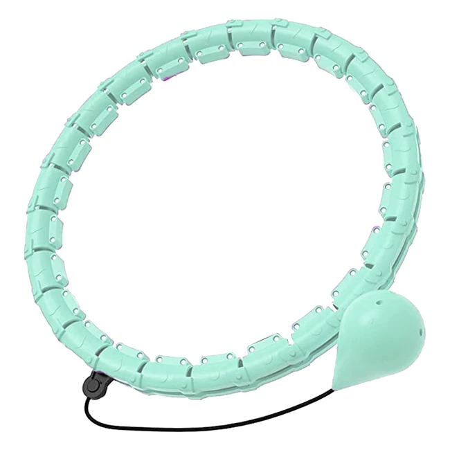 Smart Hula Ring Hoops - Weighted Hula Hoop for Adults - 24 Knots - Detachable - 