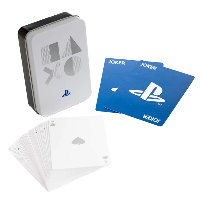 Paladone PlayStation Playing Cards 164g - Iconic Design, Portable, Collectible