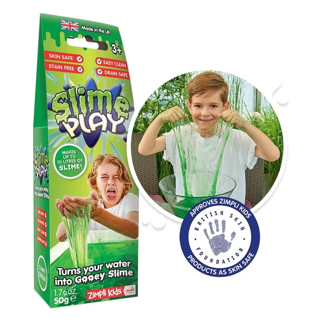 Slime Play Verde Zimpli Kids - Trasforma Acqua in Slime Appiccicoso - Regalo Com