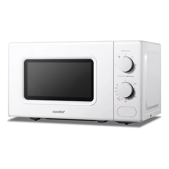 Comfee 700W 20L Microwave Oven - Quick Defrost, Compact Design