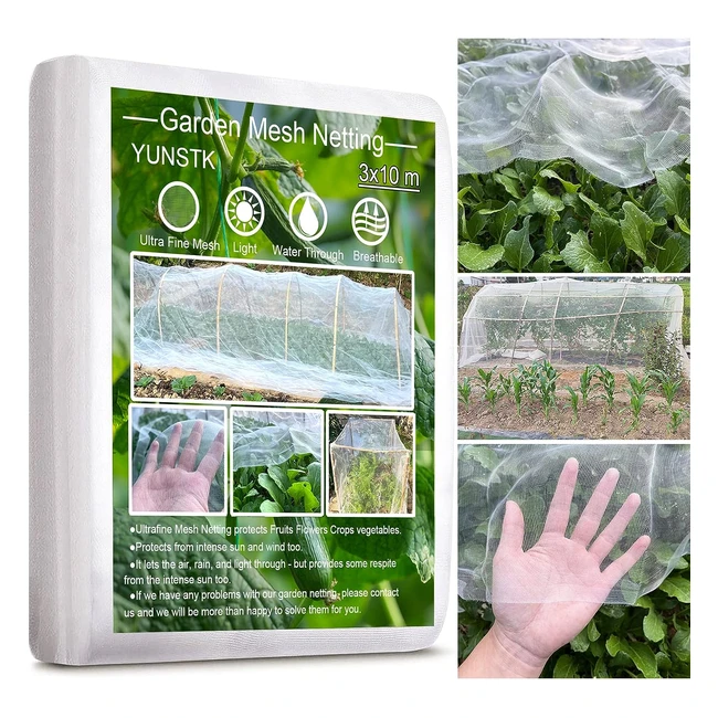 High Quality Garden Netting for Veg Patch - Fine Mesh 3x10m - Protect Your Plant