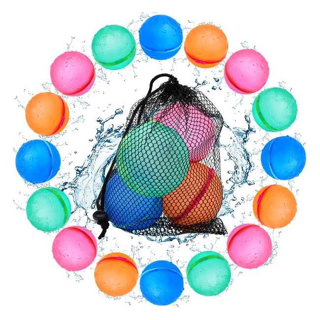 Wiederverwendbare Wasserballons - Sommer- und Strandspielzeug fr Kinder - Selb