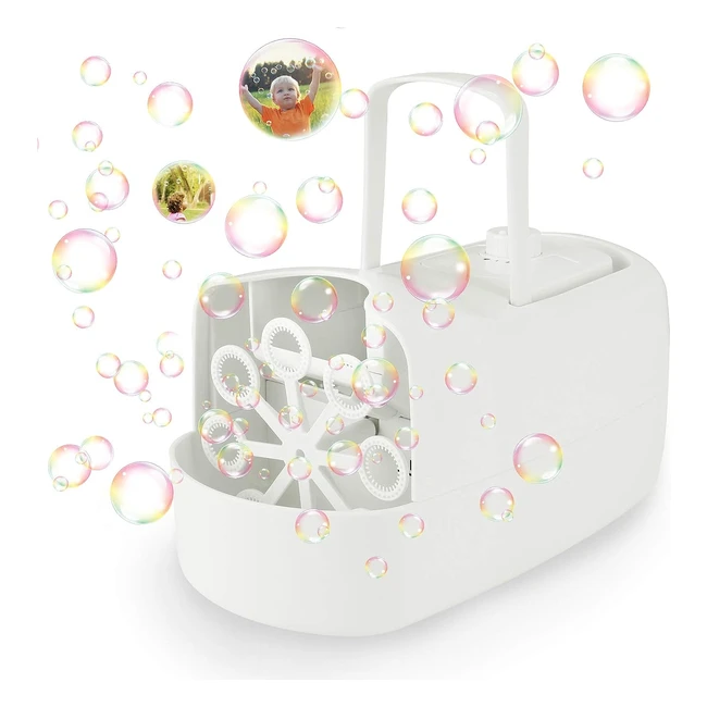 Machine à bulles professionnelle Joylink - Capacité 380ml - 3000 bulles/min - Portable - Pour enfants et adultes