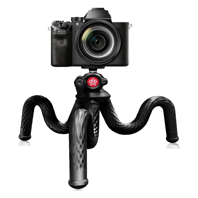 Trépied Smartphone Flexible Goocong - Mini Portable - Tête Pivotante 360 - iPhone Samsung Canon Sony Nikon