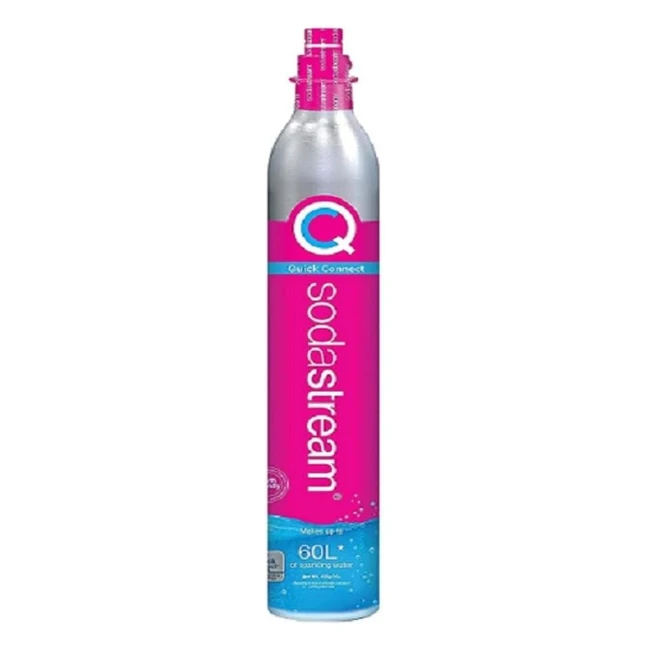 Sodastream Ersatz-Zylinder Pink, CO2 für 60 Liter prickelndes Wasser