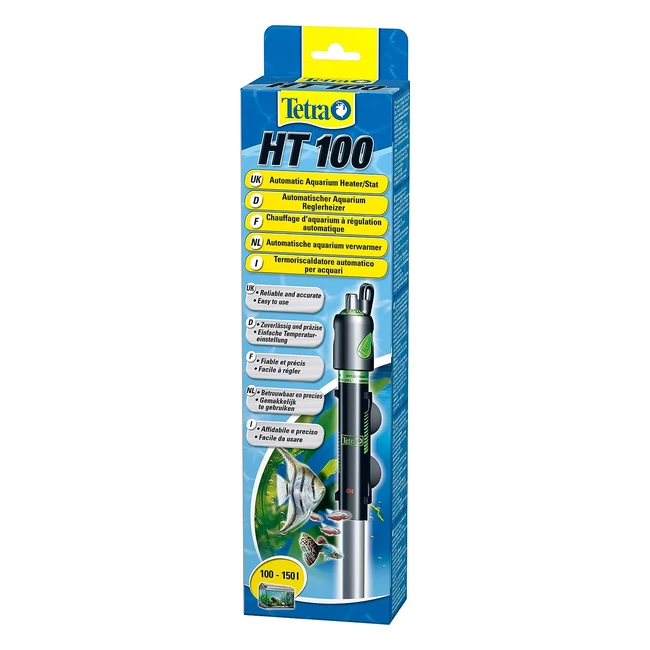 Calentador de acuario Tetra HT 100 - Potente y ajustable - Ref 100 - Ideal para