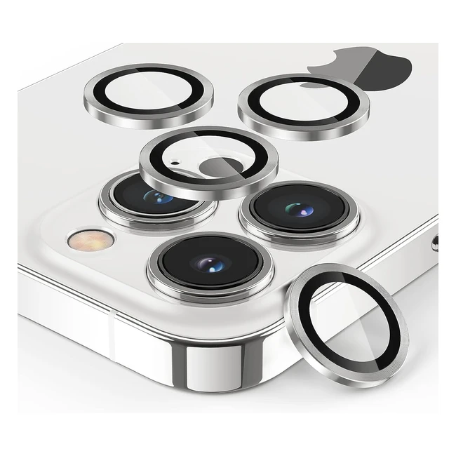 Pellicola Protezione Fotocamera per iPhone 13 Pro Max - Sparin 4 Pezzi Vetro Te
