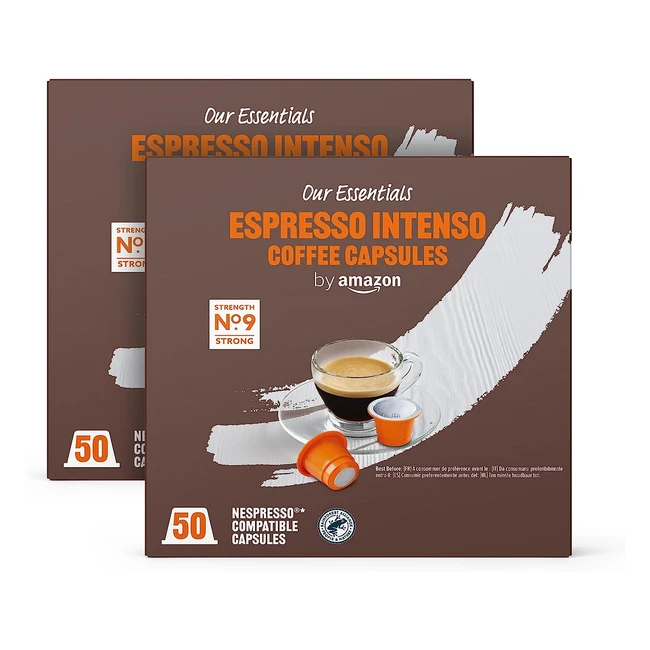 Espresso Intenso - 100 capsule compatibili Nespresso - Rainforest Alliance