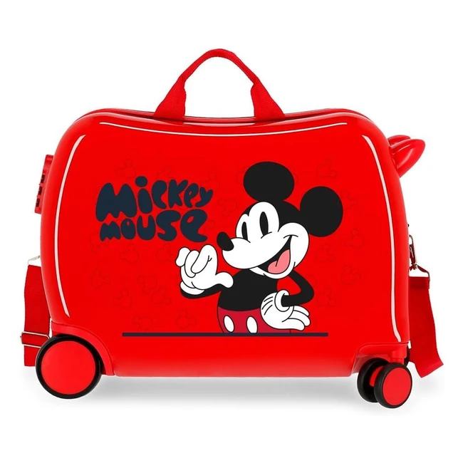 Disney Mickey Mouse Kinderkoffer rot 38x50x20cm ABS-Material