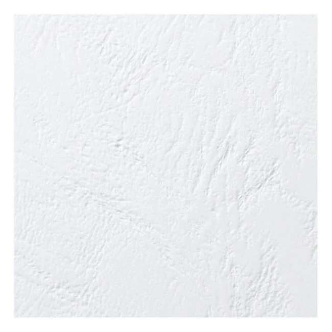 GBC Couverture de Reliure Blanc Lot de 100 CE040070 - Résistant, de haute qualité