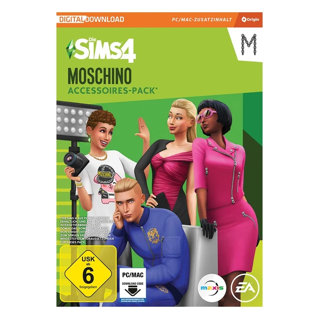 Die Sims 4 Moschino SP15 Accessoirespack PC Windlc PC Download Origin Code Deutsch
