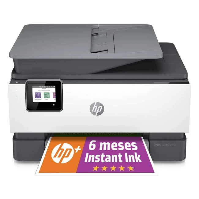 Impresora Multifuncin HP OfficeJet Pro 9010e - 6 meses de impresin instant i
