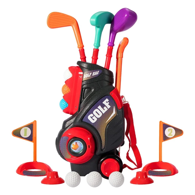 Ensemble de jouets de golf pour enfants Hyakids avec clubs de golf chariot de g