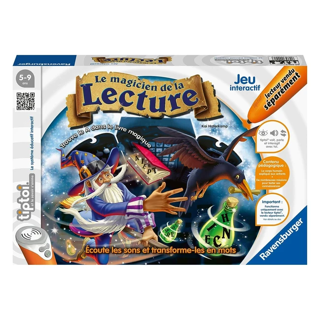 Juego interactivo Tiptoi El Mago de la Lectura - Ravensburger - 00091