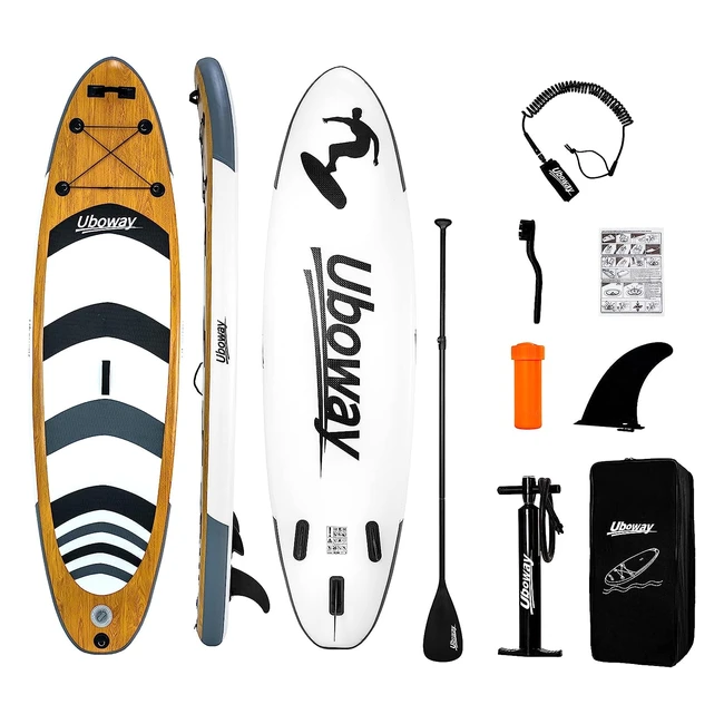 Signstek Inflatable SUP Paddle Board 10ft - Stable  Durable - Accessories Inclu