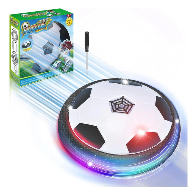 Dislocati Air Power Football avec lumières LED colorées - World Cup 2022 - Jouets d'intérieur - Sport