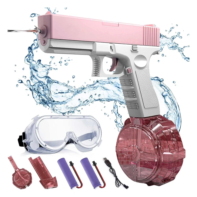 Pistolet à eau électrique automatique 434 58cc - Grande capacité - Longue portée - Pour enfants et adultes