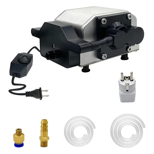 Pompe d'assistance à l'air laser pour coupe et gravure laser - Débit d'air réglable 10-30 l/min