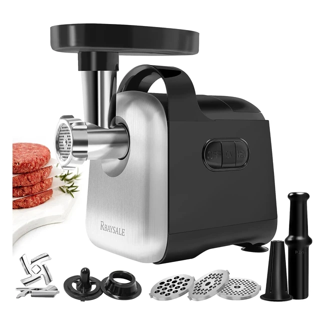 Powerful 1800W Meat Grinder Mincer Machine with Kibbe Attachment - RBaysale