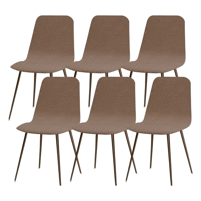 Housse de chaise scandinave extensible - Lot de 6 - Moderne - MaisonDiagonale