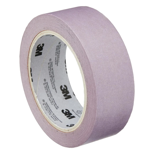 3M Professional Masking Tape 2071 Sensitive Surfaces Purple 36mm x 50m - Sharp Paint Lines, Clean Removal
