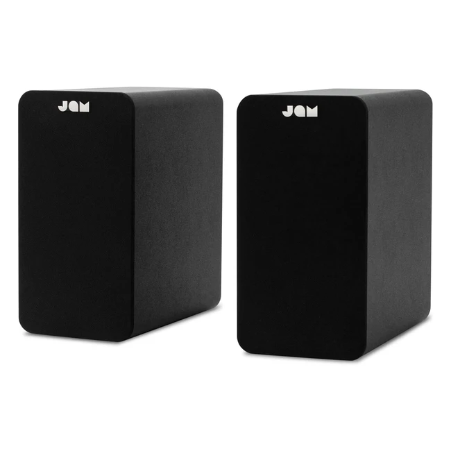 Compact Bluetooth Bookshelf Speakers - Jam BT-001 - Richer Bass, Crystal Clear Sound