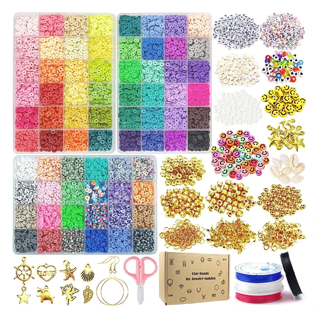 72 colori perline braccialetti fai da te kit bambina