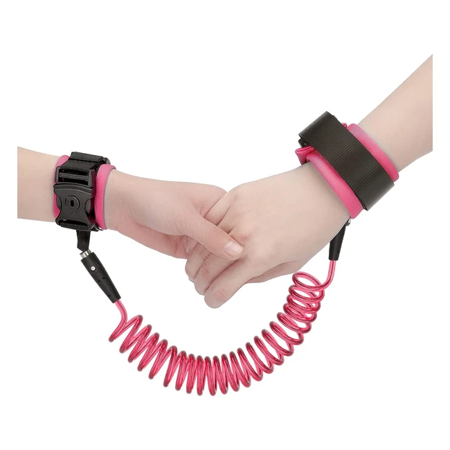 Anysize Anti Lost Wrist Link - Toddler Reins for Walking - Travel Wrist Link Bel