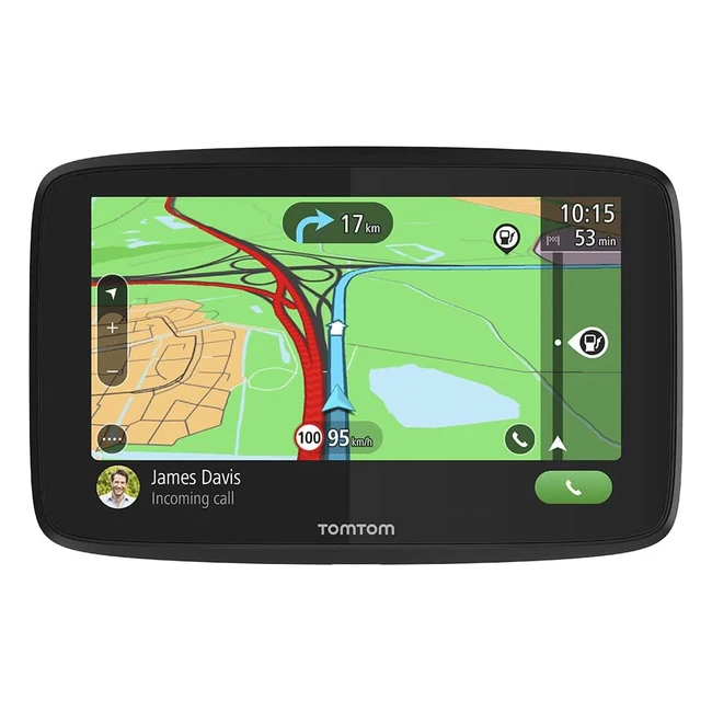 TomTom Navigatore Satellitare per Auto GO Essential 6 - Traffico, Tutor e Autovelox - Mappe Europa - Aggiornamenti tramite WiFi - Chiamate in Vivavoce - Supporto Reversibile Magnetico - 6 Pollici