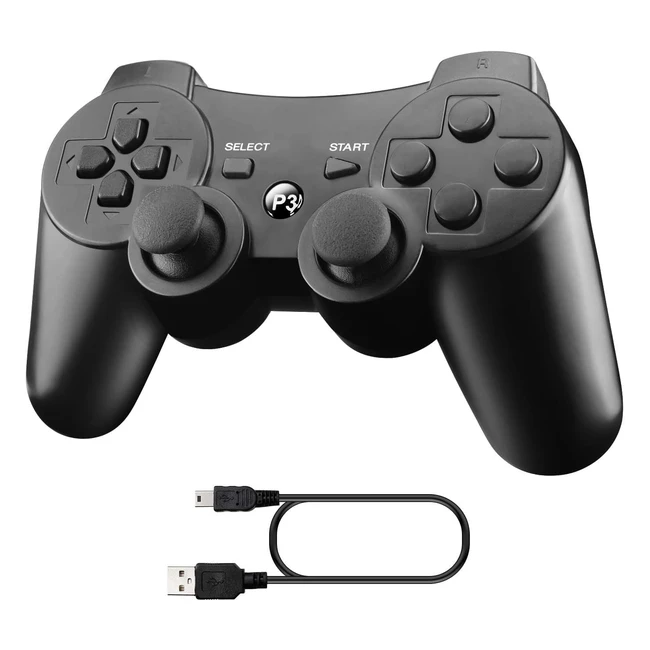 Manette PS3 sans fil Molyhood - Bluetooth - Double vibration - Six axes - Référence XYZ