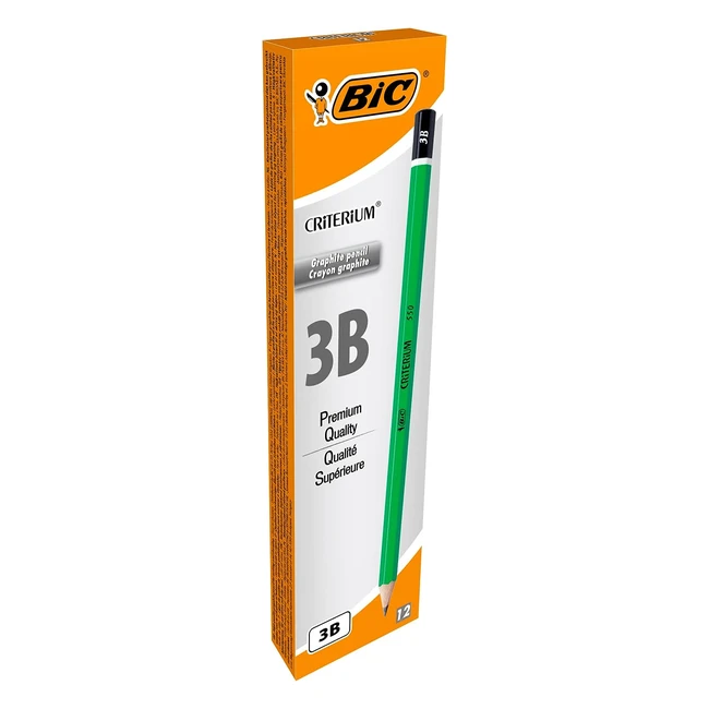 Crayons à papier BIC Criterium 550 3B - Boîte de 12