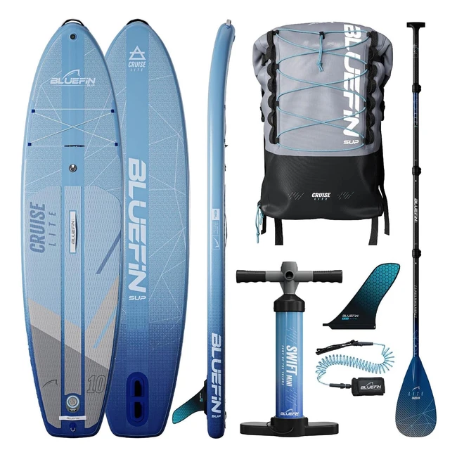 Bluefin Cruise Lite SUP Paddleboard Kit - Lightweight and Compact Stand Up Paddle Board for Adults