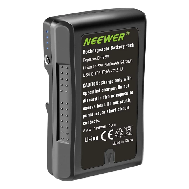 Batteria V-Mount Neewer 95W 6600mAh per Videocamere Sony - Ricaricabile